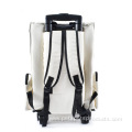 Breathable pet trolley backpack Teddy suitcase